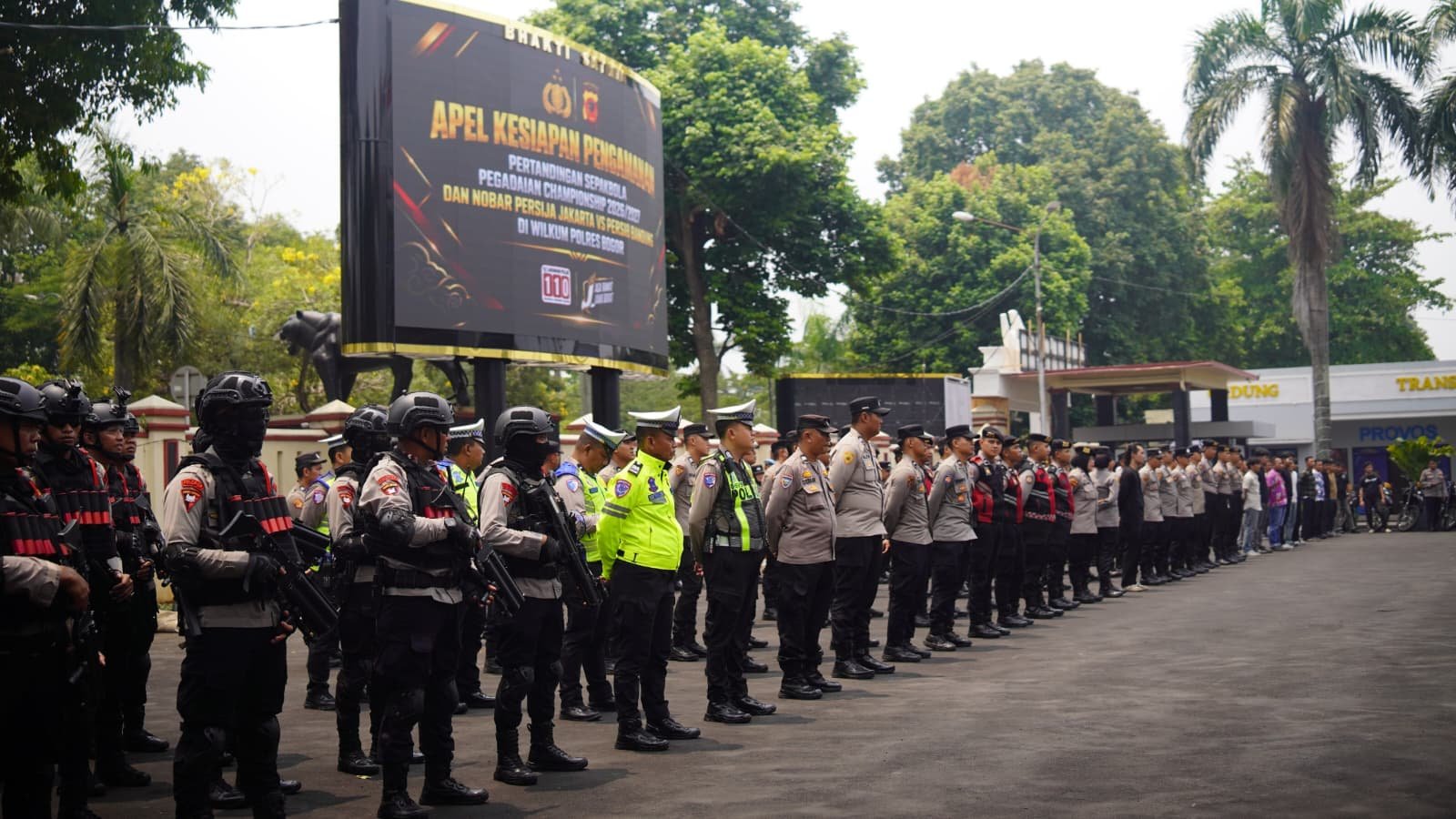 Antisipasi Suporter Persija-Persib, Polres Bogor Siaga Satu