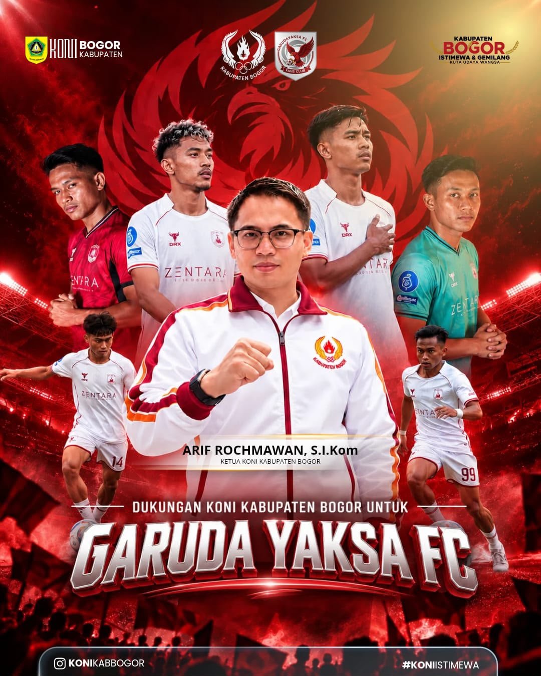 Garuda Yaksa FC Debut di Liga 1, KONI Bagikan 100 Tiket Gratis