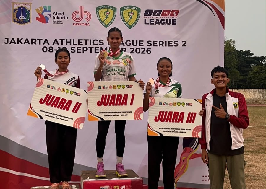 Hari Pertama Kejurnas Atletik, PPOPM Kabupaten Bogor Raih Emas dan Perak