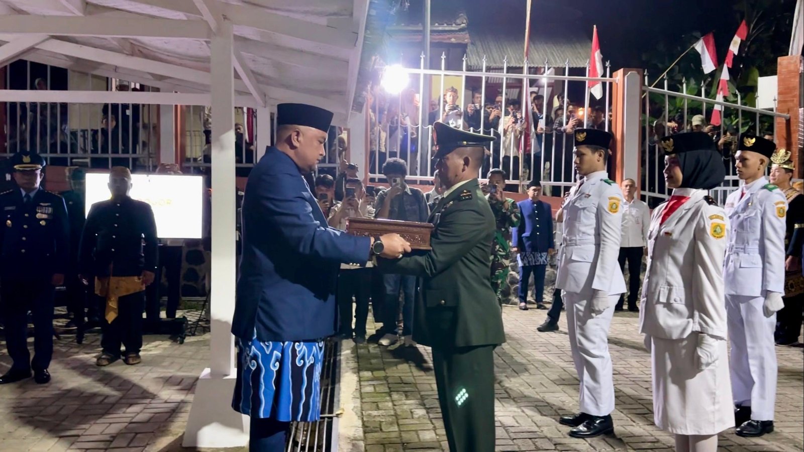 Rudy Susmanto Jemput Bendera Pusaka Di Malasari, Kobarkan Kembali Semangat Perjuangan