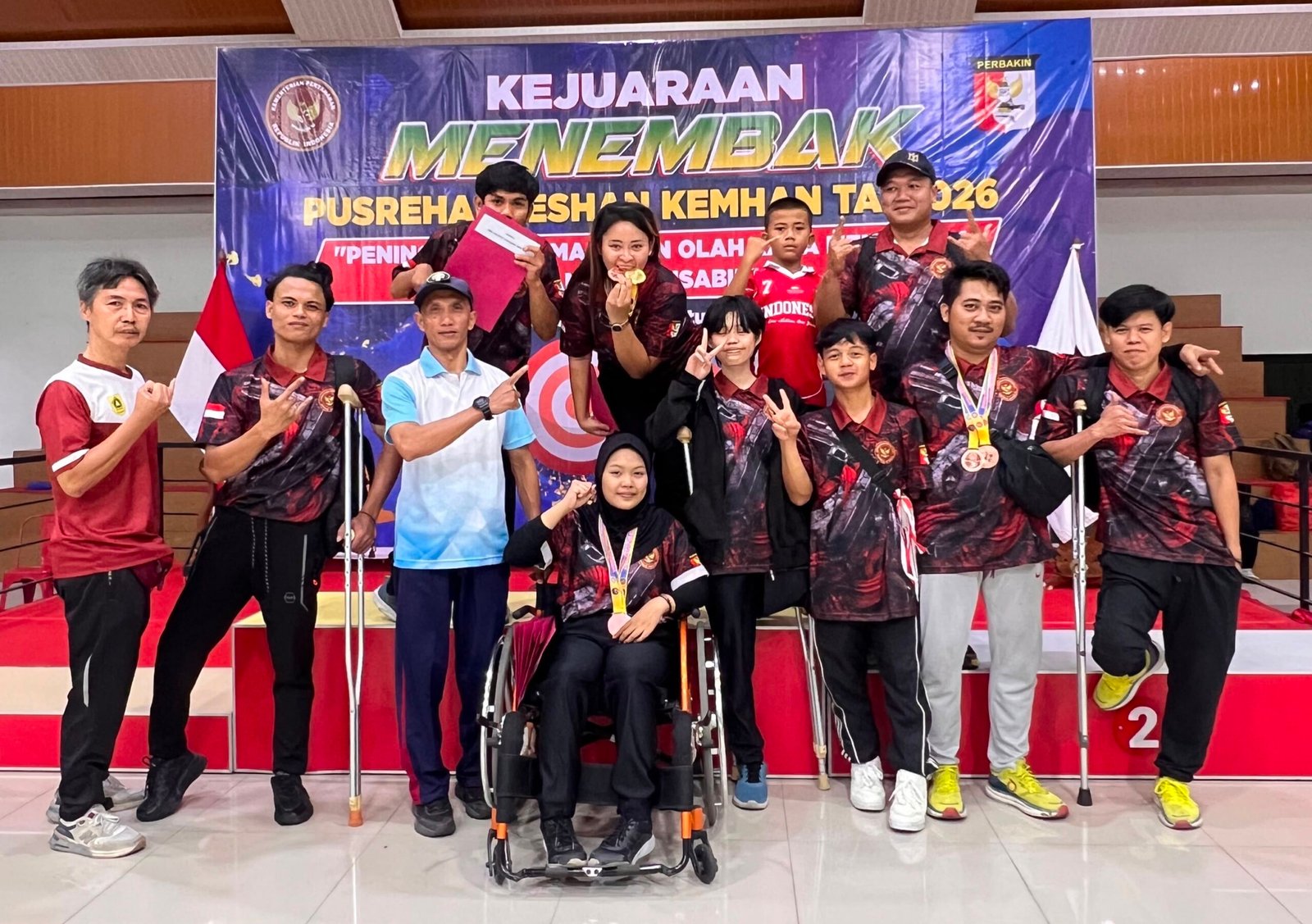NPCI Kabupaten Bogor Borong Tujuh Medali di Pusrehab Kemhan Shooting Para Sport 2026