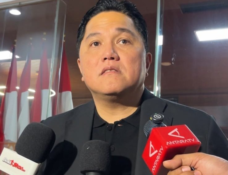 Erick Thohir Puji Stadion Pakansari, Apresiasi Komitmen Rudy Susmanto Bangun Sepak Bola Nasional
