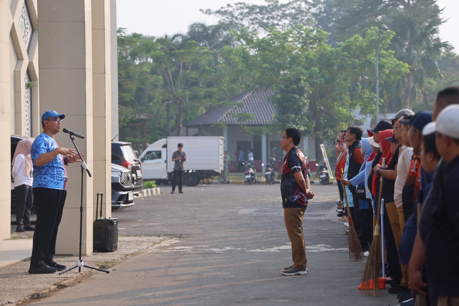 Bupati Rudy Susmanto Instruksikan Korvei Massal, Pemkab Bogor Bersihkan Kawasan Pusat Pemerintahan