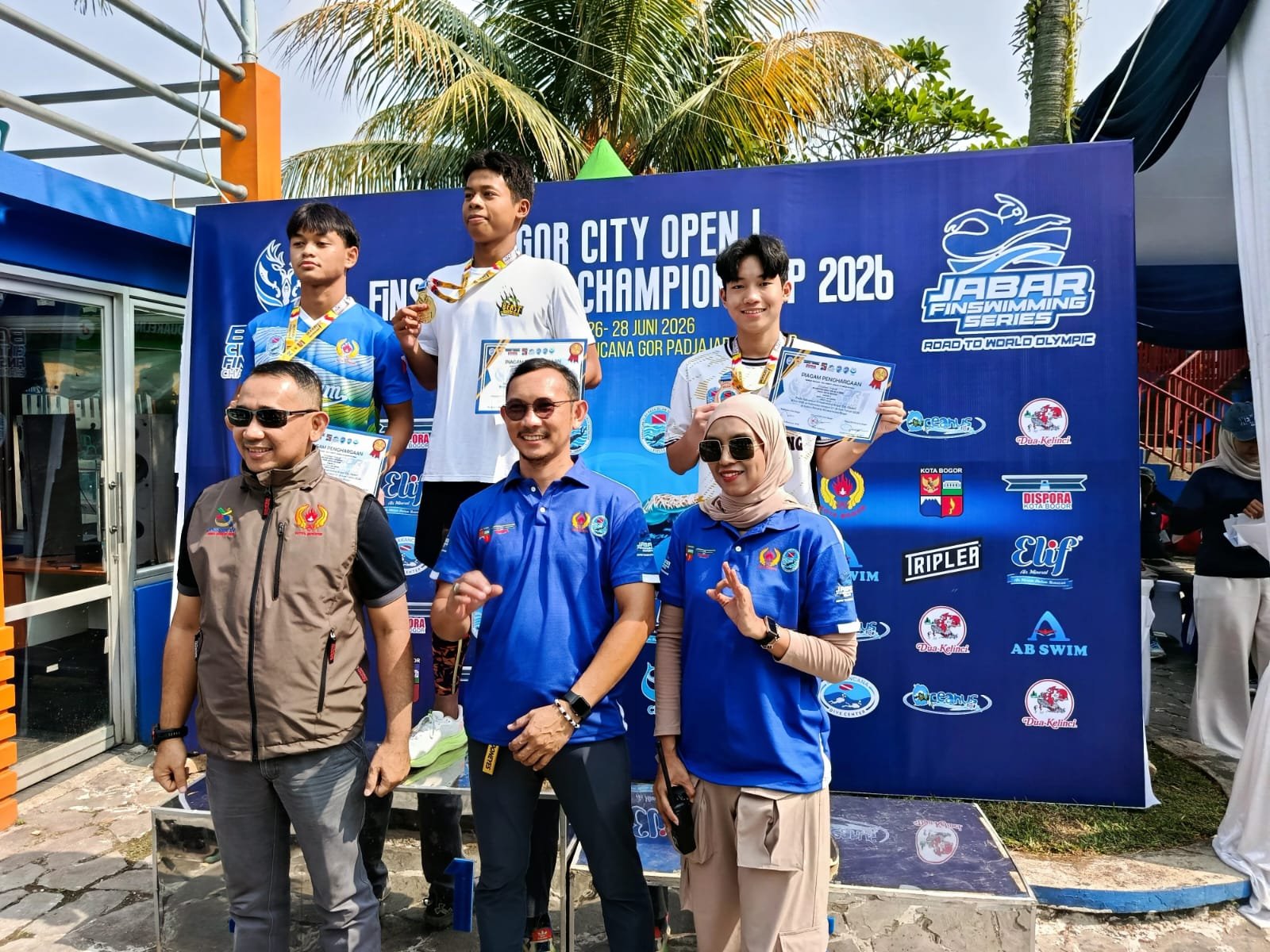 Ratusan Atlet Ramaikan Bogor City Open Finswimming 2026