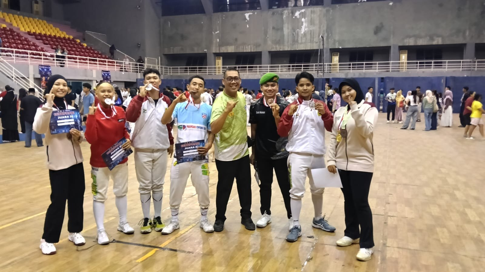 Atlet Anggar Kabupaten Bogor Panen Medali di Kejuarnas Palembang