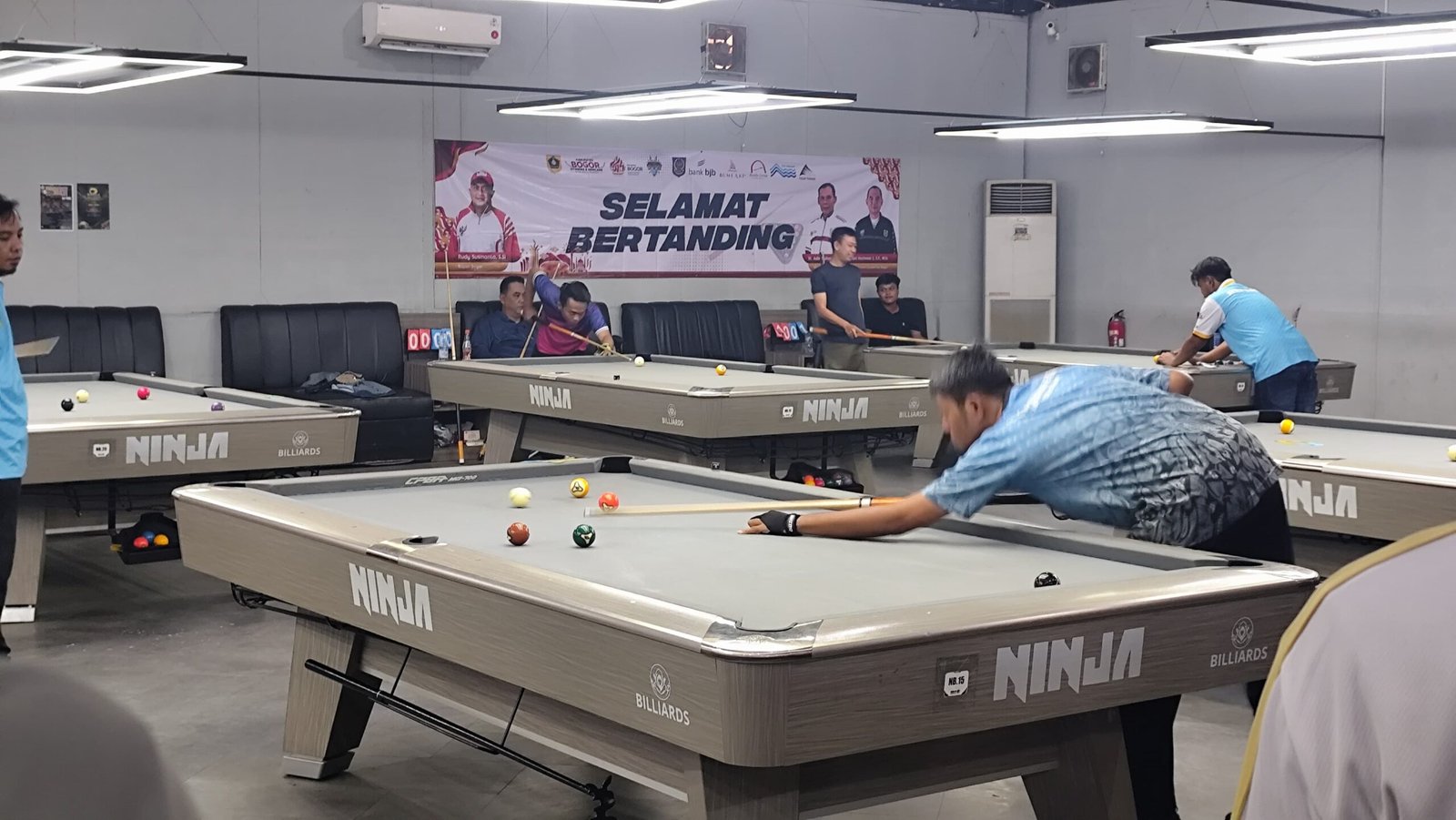 200 ASN dan Pegawai BUMD Ramaikan Turnamen Biliar Bupati Bogor Cup 2026