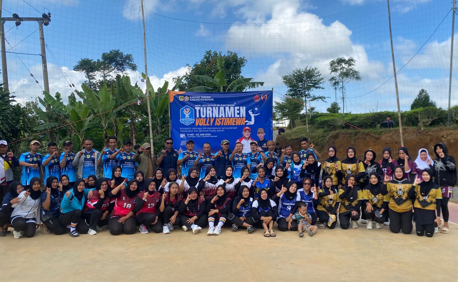 Turnamen Voli Istimewa HJB 544 Digelar di Malasari, Dorong Sport Tourism dan Ekonomi Warga