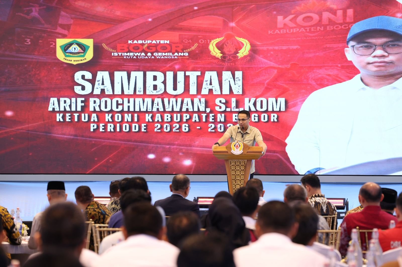 KONI Kabupaten Bogor Resmi Dikukuhkan, Arif Rochmawan Siap Gaspol Dongkrak Prestasi