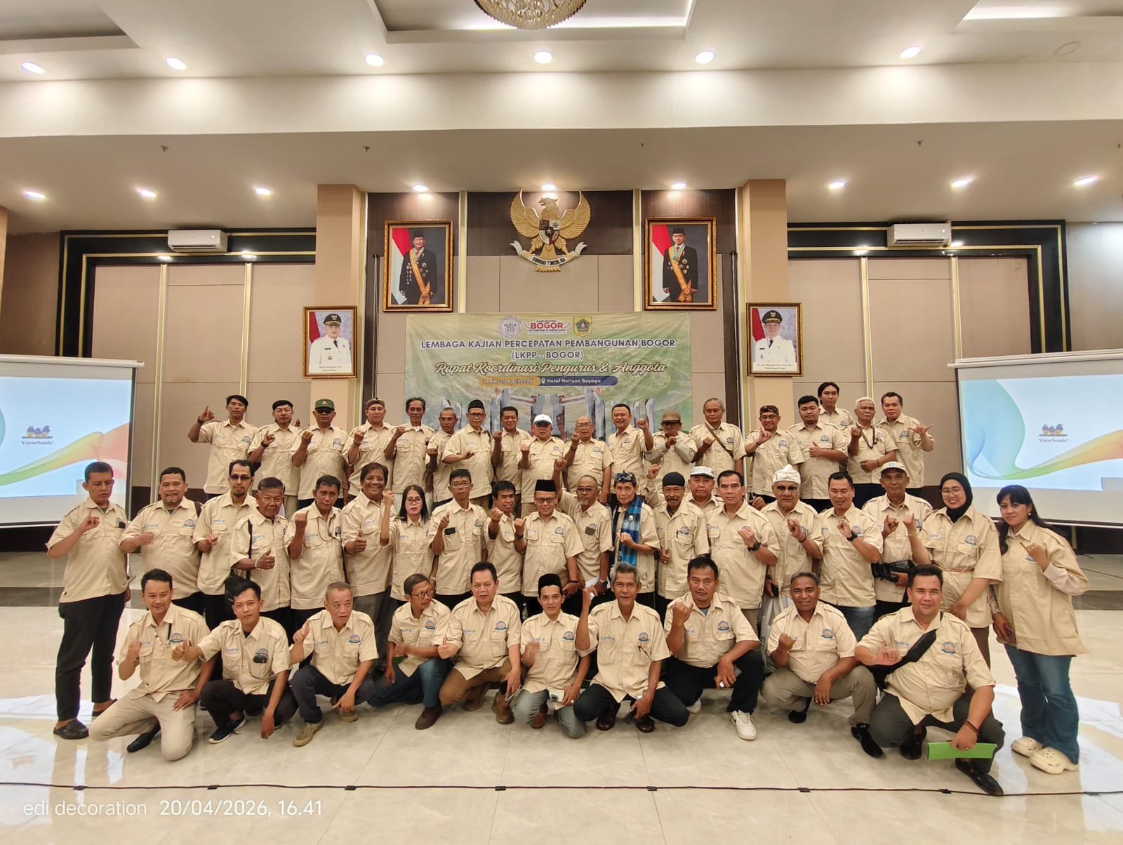 LKPPB Rampungkan AD/ART, Siap Kawal Percepatan Pembangunan Bogor