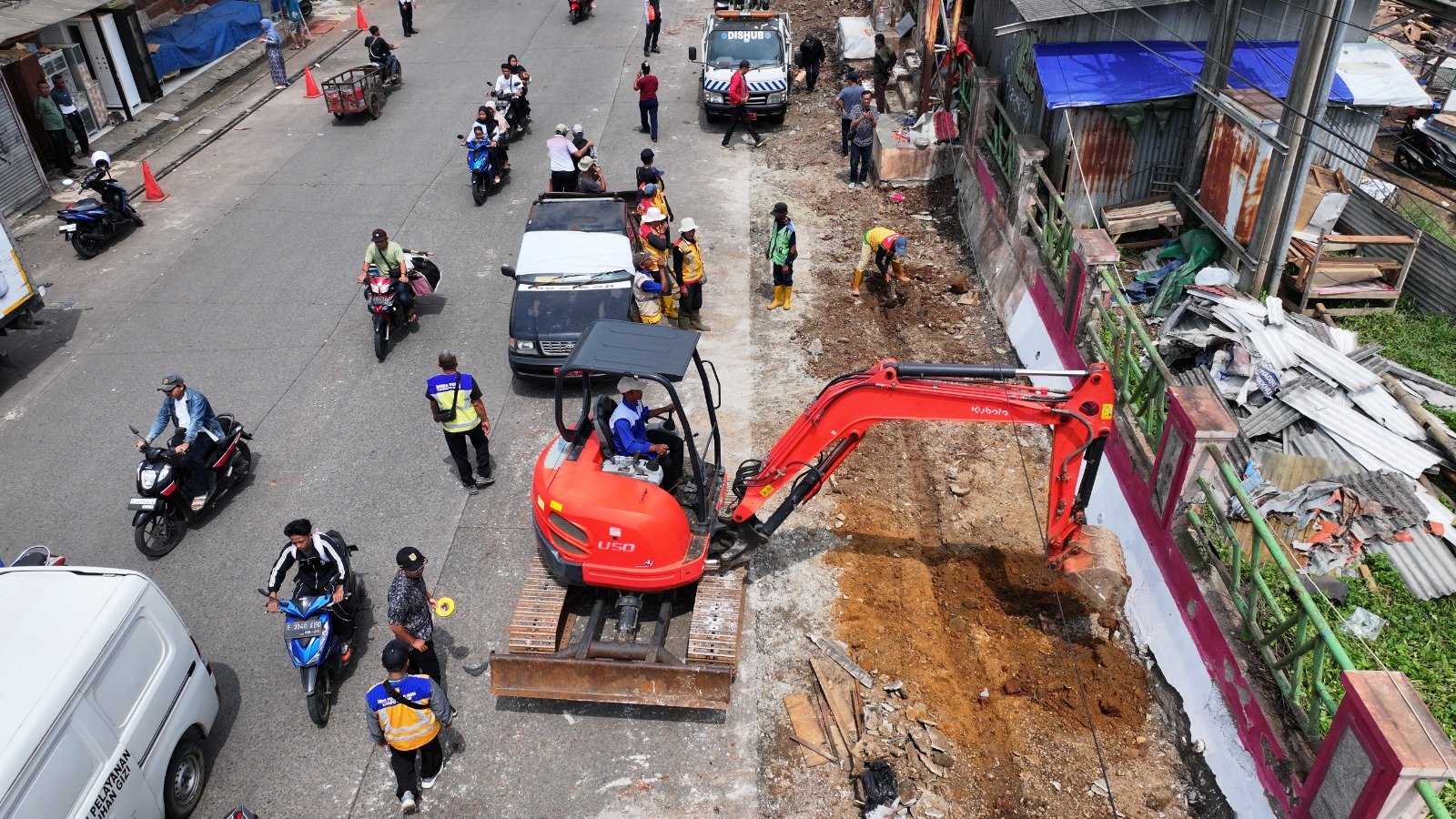 Penataan Pasar Parung Dimulai, Ratusan PKL Direlokasi