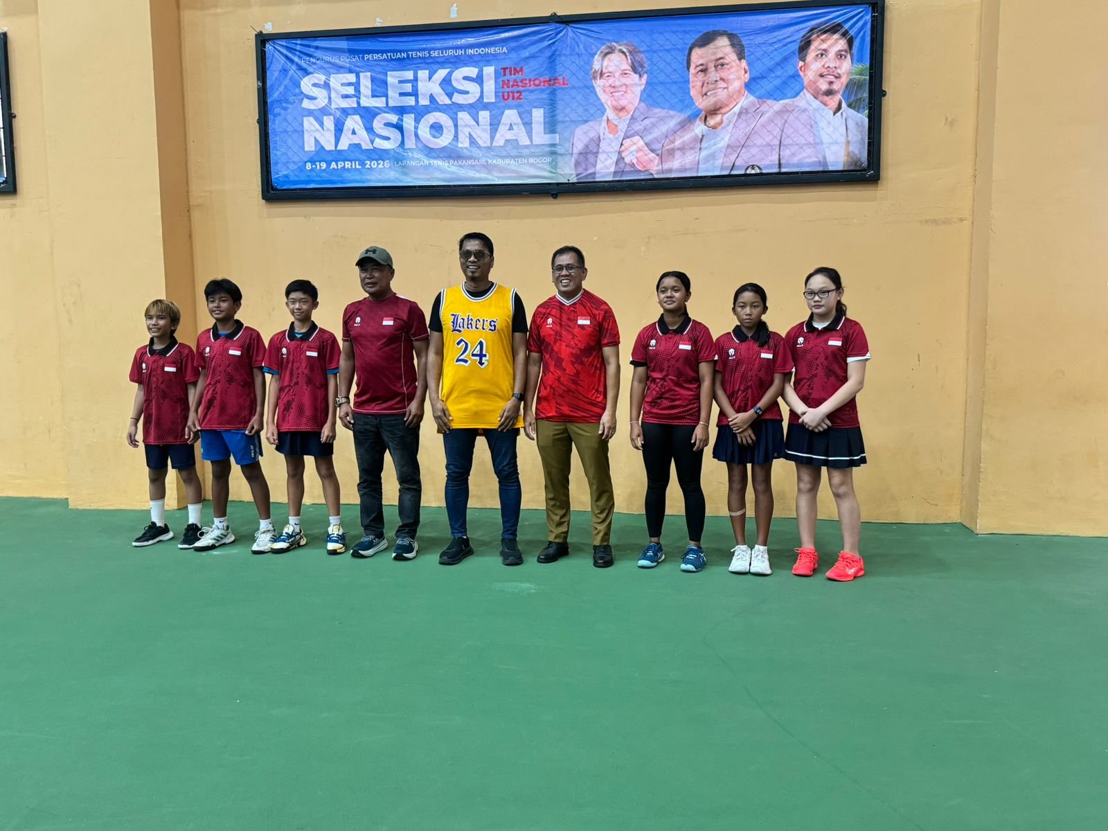 Timnas Tenis Indonesia U12 Siap ke Thailand, Enam Petenis Hasil Seleknas Pakansari Diumumkan