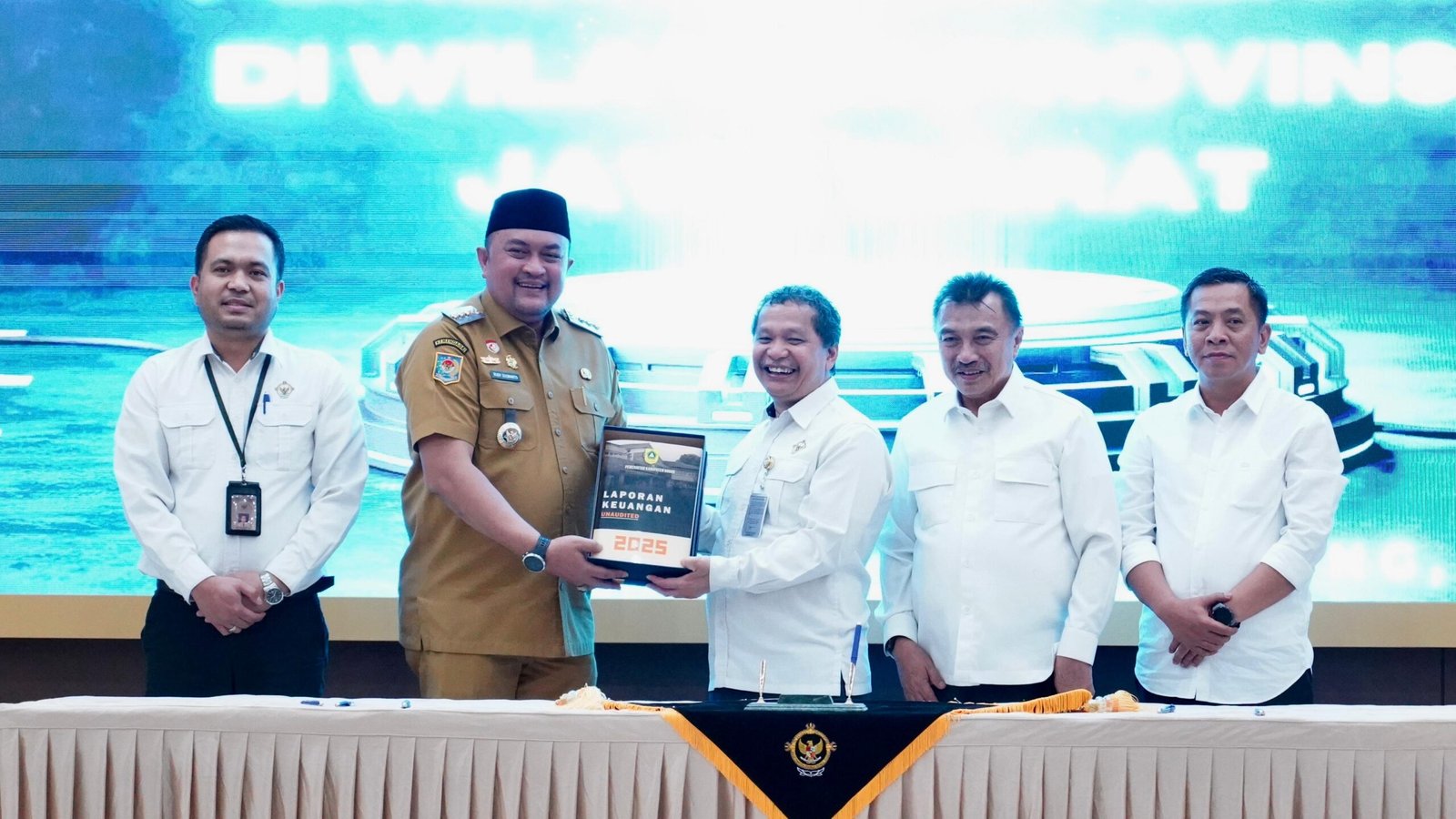 Laporan Keuangan 2025 Kabupaten Bogor Diserahkan ke BPK, Rudy Susmanto Tegaskan Komitmen Transparansi