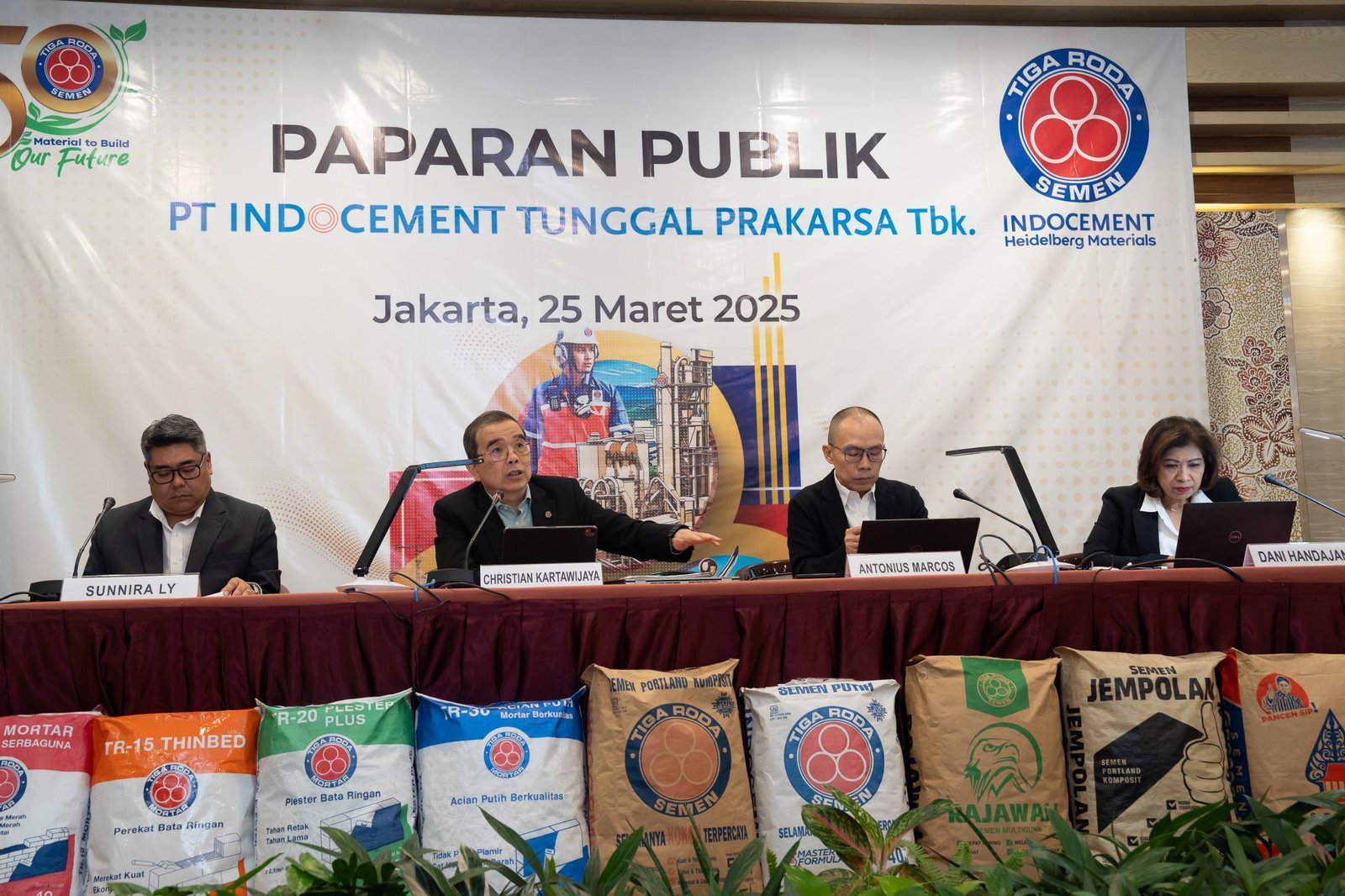 Indocement Bukukan Laba Rp2 Triliun di 2024, Margin Meningkat Berkat Integrasi Pabrik Grobogan