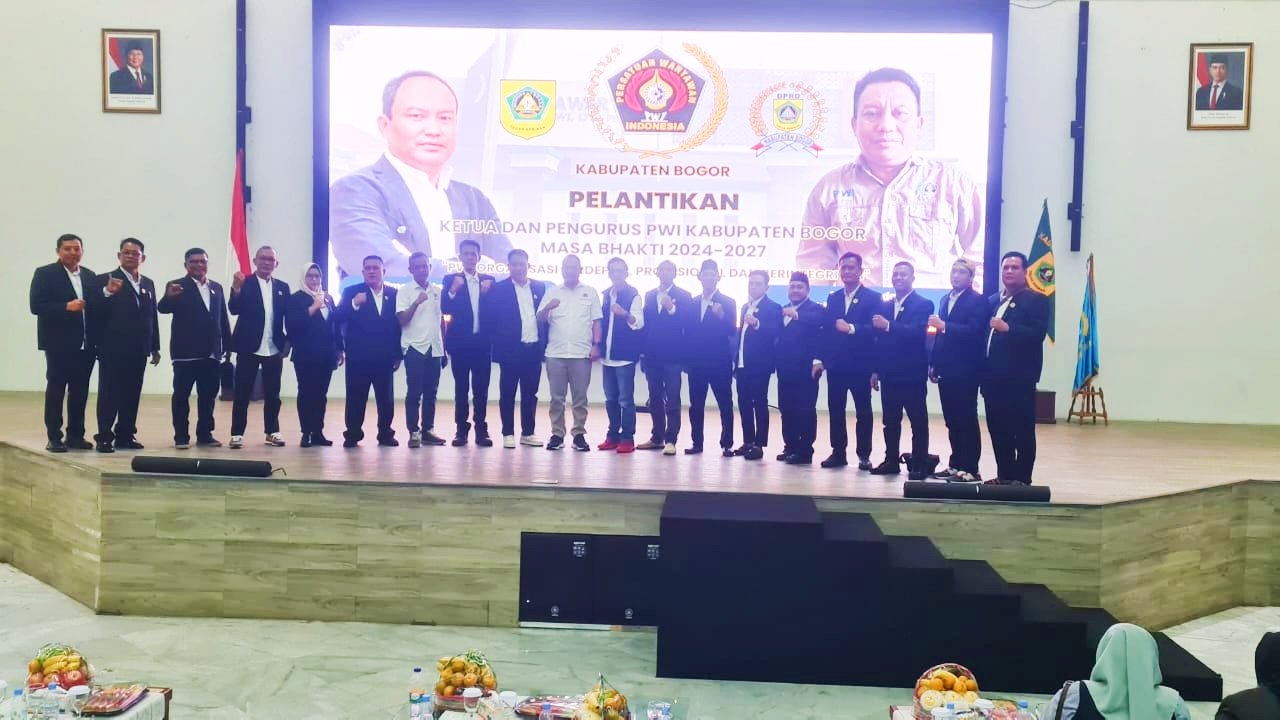 Pengurus Baru PWI Kabupaten Bogor Resmi Dilantik, Siap Wujudkan Jurnalisme Profesional