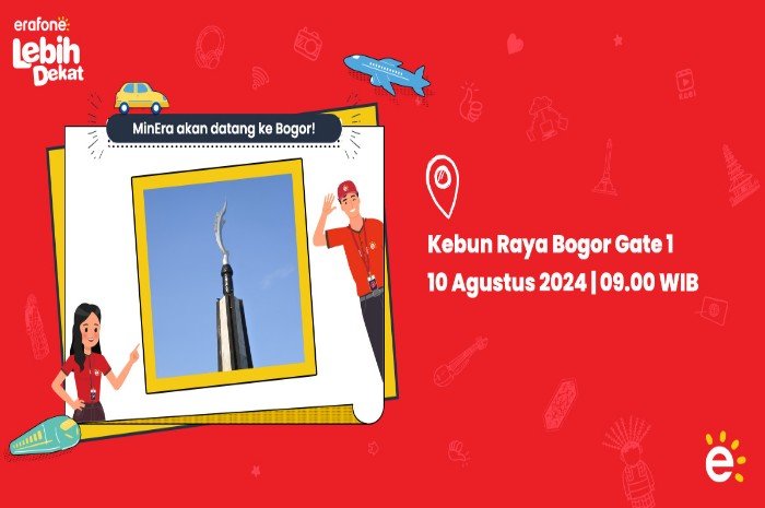 MinEra Ramaikan Bogor, Segudang Kejutan Menanti Di ‘erafone Lebih Dekat’