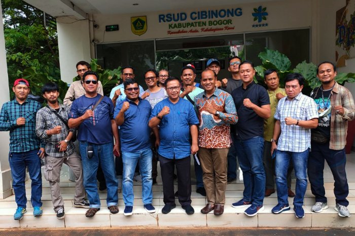 Direksi RSUD Cibinong Sambut Hangat Audiensi Jaringan Jurnalis Bogor