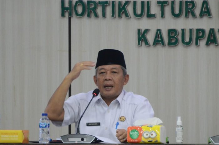 Evaluasi Kinerja Distanhorbun, Sekda Kabupaten Bogor Burhanudin Dorong Capaian Kinerja Utama 