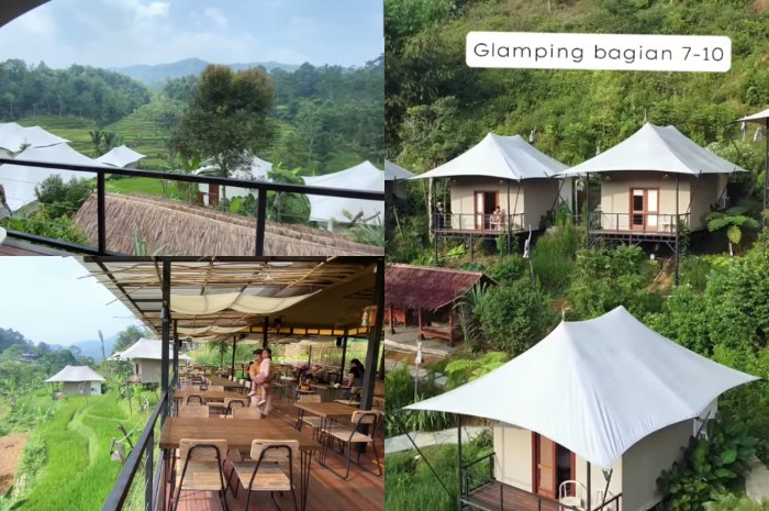 Pakarangan Glamping, Dari Balkon Tenda Nikmati Panorama Ubud ala Bogor