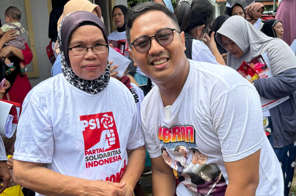 Arief Budiman Caleg Jabar V Terus Perkuat Emak-Emak Pemilih PSI